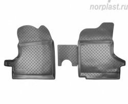Комплект салонных ковриков Norplast (передние) ГАЗ ГАЗель 3302 1-ый рестайлинг бортовой  (2003-2010)  (Черный)