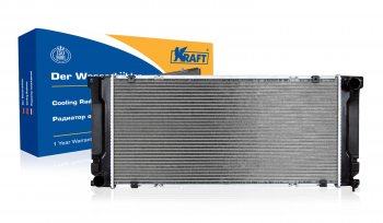 Радиатор двигателя KRAFT (дв. Cummins ISF 2.8S, Евро-4, технология NOC) ГАЗ ГАЗель Next A21,A22, С41, С42  шасси (2013-2024)