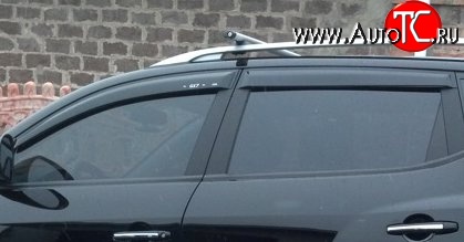 2 199 р. Комплект дефлекторов окон (ветровиков) 4 шт. Cross SIM  Geely Emgrand X7 (2011-2015)  с доставкой в г. Калуга