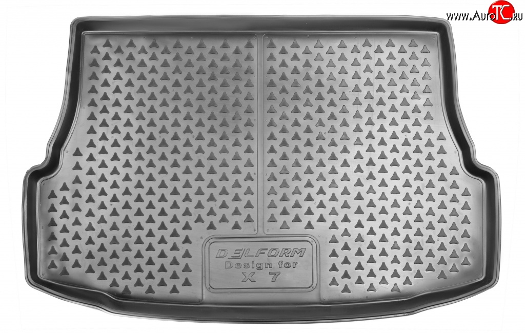 1 099 р. Коврик в багажник Delform (полиуретан)  Geely Emgrand X7 (2011-2015)  с доставкой в г. Калуга
