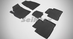 4 599 р. Износостойкие коврики в салон с высоким бортом SeiNtex Premium 4 шт. (резина)  Geely Emgrand X7 (2011-2015)  с доставкой в г. Калуга. Увеличить фотографию 1
