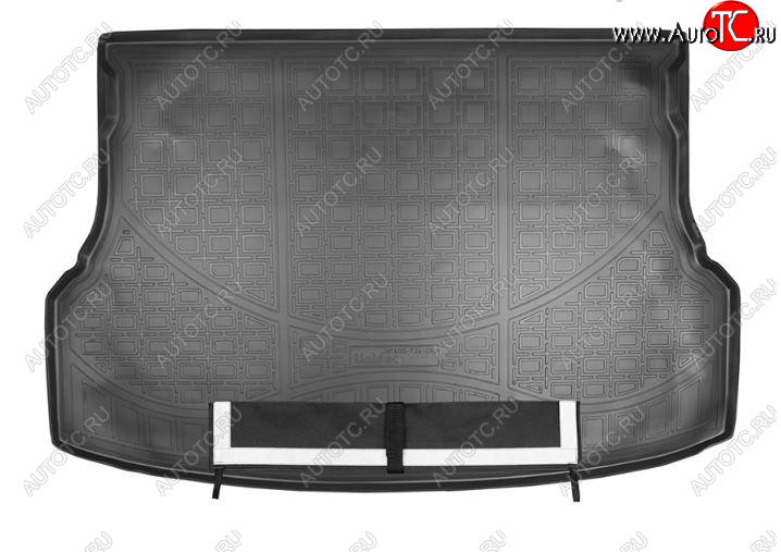 2 859 р. Коврик багажника Norplast Unidec  Geely Emgrand X7 (2011-2018) (Черный, с погрузочным ковриком (фартуком))  с доставкой в г. Калуга