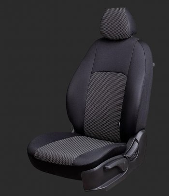Чехлы для сидений Lord Autofashion Дублин (жаккард, спинка 60/40+подлокотник, 2 П- и 1 Г-образных подголовника) Geely Emgrand X7 2-ой рестайлинг (2019-2024)