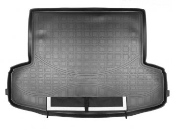 2 569 р. Коврик багажника Norplast  Geely Emgrand X7 (2019-2024) (Черный с погрузочным ковриком (фартуком))  с доставкой в г. Калуга. Увеличить фотографию 1