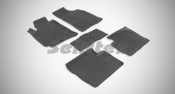 Износостойкие коврики в салон с высоким бортом SeiNtex Premium 4 шт. (резина) Geely Emgrand EC7 седан (2009-2016)