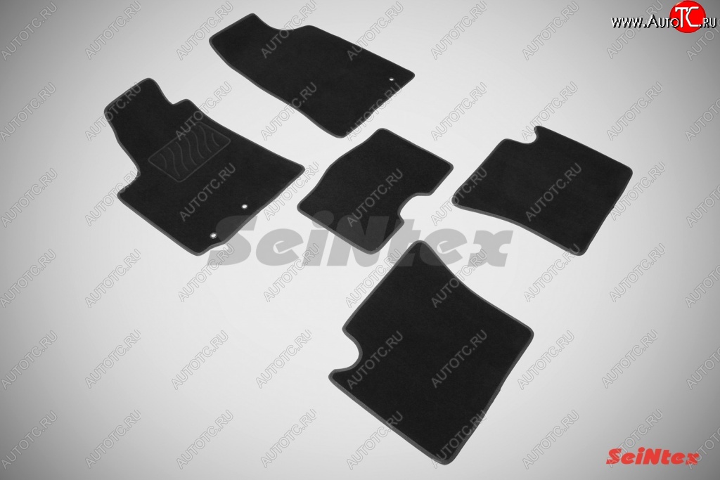 2 399 р. Износостойкие коврики в салон SeiNtex Premium LUX 4 шт. (ворсовые)  Geely MK (2006-2015)  с доставкой в г. Калуга