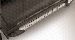 19 749 р. Алюминиевые пороги Slitkoff Standart Silver  Haval H2  1 (2014-2020)  с доставкой в г. Калуга. Увеличить фотографию 1