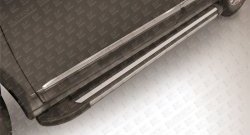 Алюминиевые пороги Slitkoff Luxe Black Haval H6 1 (2014-2017)