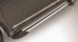 Алюминиевые пороги Slitkoff Luxe Silver Haval H6 1 (2014-2017)
