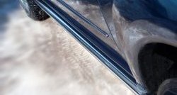 15 799 р. Защита порогов из круглой трубы диаметром 63 мм Russtal  Great Wall Hover H5 (2010-2017) (Защита порогов с со скосами на торцах (вариант 1))  с доставкой в г. Калуга. Увеличить фотографию 7