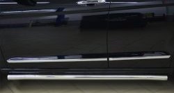 14 849 р. Защита порогов из круглой трубы диаметром 63 мм Russtal  Great Wall Hover H6 (2012-2016) (Защита порогов с со скосами на торцах (вариант 1))  с доставкой в г. Калуга. Увеличить фотографию 8