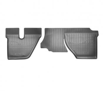 1 459 р. Комплект салонных ковриков Norplast Unidec  Hino 300 (2010-2024) (Цвет: черный)  с доставкой в г. Калуга. Увеличить фотографию 1