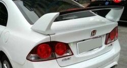 8 799 р. Спойлер M-VRS 2  Honda Civic  8 (2005-2011) (Неокрашенный)  с доставкой в г. Калуга. Увеличить фотографию 2