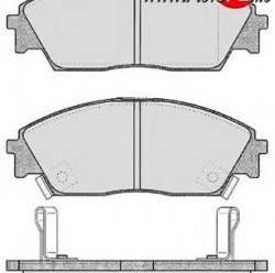 6 499 р. Передние тормозные колодки Tokico RN266M Honda Civic 8 FD рестайлинг седан (2009-2011)  с доставкой в г. Калуга. Увеличить фотографию 1
