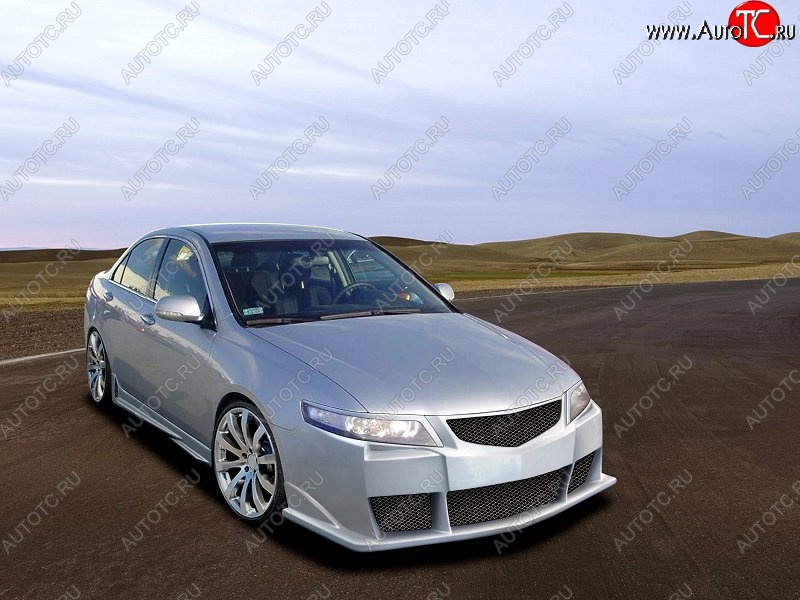 3 649 р. Реснички на фары EVO Honda Accord 7 седан CL рестайлинг (2005-2008)  с доставкой в г. Калуга