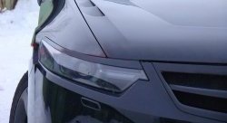 1 149 р. Реснички на фары Tuning-Sport Honda Accord 8 седан CU дорестайлинг (2008-2011) (Неокрашенные)  с доставкой в г. Калуга. Увеличить фотографию 1