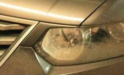 1 649 р. Реснички на фары CT Honda Accord 8 седан CU дорестайлинг (2008-2011) (Неокрашенные)  с доставкой в г. Калуга. Увеличить фотографию 1