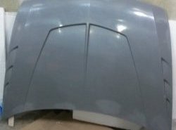 40 699 р. Пластиковый капот Agressive Sport (с прорезанным центральным воздуховодом) MV-Tuning Honda Accord 8 седан CU дорестайлинг (2008-2011) (Неокрашенный)  с доставкой в г. Калуга. Увеличить фотографию 8