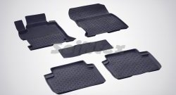 Износостойкие коврики в салон с высоким бортом SeiNtex Premium 4 шт. (резина) Honda Accord 9 седан CR рестайлинг (2016-2020)