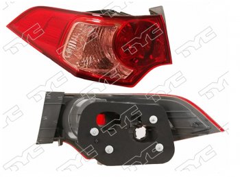 6 299 р. Левый фонарь задний (внешний) TYC  Honda Accord  8 седан CU (2011-2013)  с доставкой в г. Калуга. Увеличить фотографию 1