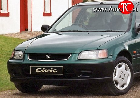 13 699 р. Пластиковый капот (Англия) Standart Honda Civic 6 EJ,EK,EM дорестайлинг, хэтчбэк 3 дв. (1995-1998)  с доставкой в г. Калуга