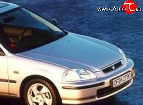 10 339 р. Пластиковый капот Standart Honda Civic 6 EJ,EK,EM дорестайлинг, хэтчбэк 3 дв. (1995-1998)  с доставкой в г. Калуга