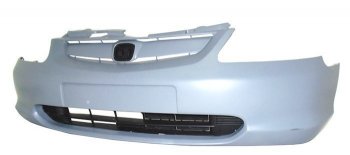 Передний бампер стандартный SAT (с решеткой) Honda Civic 7 EU рестайлинг, хэтчбэк 5 дв. (2003-2006)
