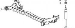 2 799 р. Полиуретановый сайлентблок балки задней подвески Точка Опоры  Honda Civic  8 - Jazz  с доставкой в г. Калуга. Увеличить фотографию 2