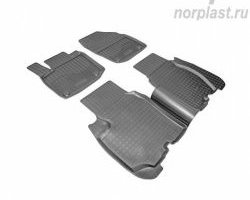 2 299 р. Комплект салонных ковриков 5-дв. Norplast  Honda Civic  9 (2011-2016)  с доставкой в г. Калуга. Увеличить фотографию 1