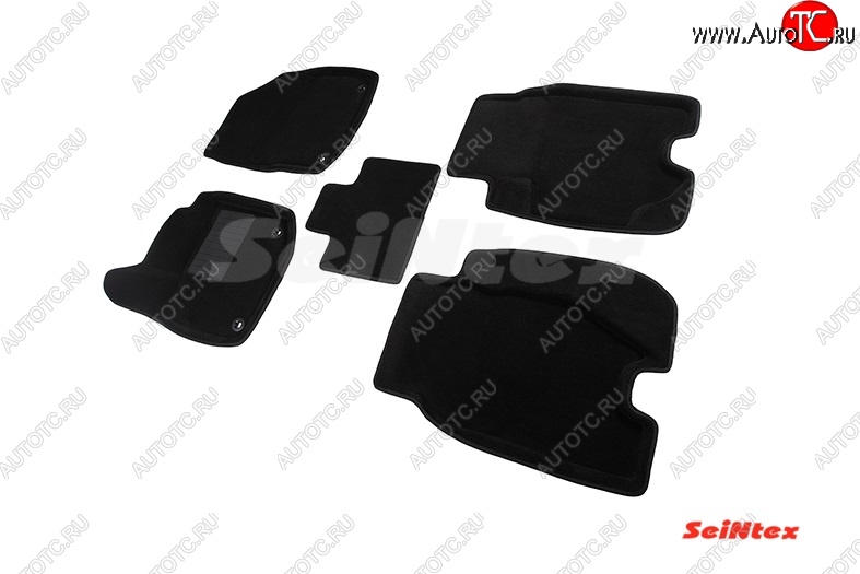 4 599 р. Комплект 3D ковриков в салон (5 дв.) Seintex Honda Civic 9 FK хэтчбэк (2011-2016)  с доставкой в г. Калуга