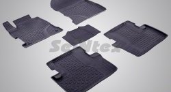Износостойкие коврики в салон с высоким бортом 4D SeiNtex Premium 4 шт. (резина) Honda (Хонда) Civic (Цивик)  9 (2011-2016) 9 FB седан