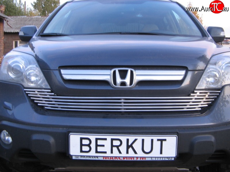 5 999 р. Декоративная вставка решетки радиатора Berkut Honda CR-V RE1,RE2,RE3,RE4,RE5,RE7 рестайлинг (2009-2012)  с доставкой в г. Калуга