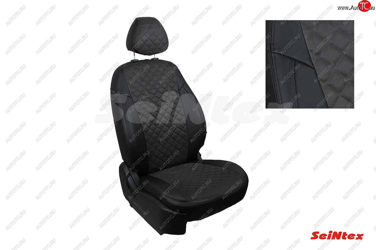5 799 р. Чехлы для сидений Seintex Ромб Алькантара  Honda CR-V  RE1,RE2,RE3,RE4,RE5,RE7 (2007-2012)  с доставкой в г. Калуга