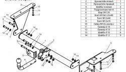 7 649 р. Фаркоп Лидер Плюс Honda CR-V RE1,RE2,RE3,RE4,RE5,RE7 дорестайлинг (2007-2010) (Без электропакета)  с доставкой в г. Калуга. Увеличить фотографию 2