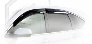 2 169 р. Дефлектора окон CA-Plastiс  Honda CR-V  RM1,RM3,RM4 (2012-2015) (Classic полупрозрачный, Без хром.молдинга)  с доставкой в г. Калуга. Увеличить фотографию 1