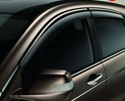 Дефлекторы окон (ветровики) Novline 4 шт. Honda CR-V RM1,RM3,RM4 дорестайлинг (2012-2015)