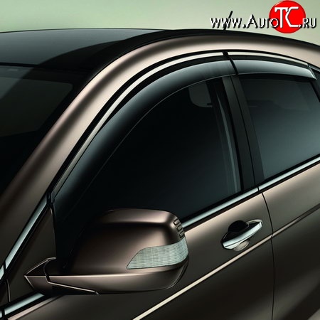 2 449 р. Дефлекторы окон (ветровики) Novline 4 шт.  Honda CR-V  RM1,RM3,RM4 (2012-2015)  с доставкой в г. Калуга