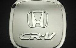 949 р. Накладка на лючок бензобака СТ Honda CR-V RM1,RM3,RM4 дорестайлинг (2012-2015)  с доставкой в г. Калуга. Увеличить фотографию 2