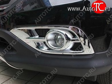 4 749 р. Подиумы противотуманных фар СТ Honda CR-V RM1,RM3,RM4 дорестайлинг (2012-2015)  с доставкой в г. Калуга