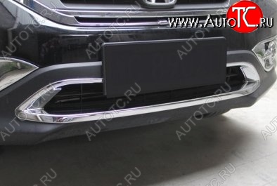 8 049 р. Накладка на передний воздуховод СТ Honda CR-V RM1,RM3,RM4 дорестайлинг (2012-2015)  с доставкой в г. Калуга