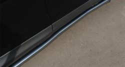 14 849 р. Защита порогов из круглой трубы диаметром 63 мм Russtal  Honda CR-V  RM1,RM3,RM4 (2012-2015) (Защита порогов с со скосами на торцах (вариант 1))  с доставкой в г. Калуга. Увеличить фотографию 6