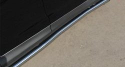 14 849 р. Защита порогов из круглой трубы диаметром 63 мм Russtal Honda CR-V RM1,RM3,RM4 дорестайлинг (2012-2015) (Защита порогов с со скосами на торцах (вариант 1))  с доставкой в г. Калуга. Увеличить фотографию 10