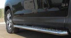 19 799 р. Широкая защита порогов Russtal  Honda CR-V  RM1,RM3,RM4 (2012-2015)  с доставкой в г. Калуга. Увеличить фотографию 4