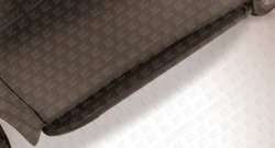 Алюминиевые пороги Slitkoff Optima Black Honda (Хонда) CR-V (СР-В)  4 (2012-2015) 4 RM1,RM3,RM4  дорестайлинг