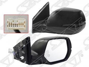 Боковое левое зеркало заднего вида SAT (указатель поворота, 5 контактов) Honda CR-V RM1,RM3,RM4 дорестайлинг (2012-2015)