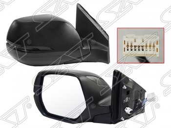 Боковое правое зеркало заднего вида SAT (указатель поворота, 5 контактов) Honda CR-V RM1,RM3,RM4 дорестайлинг (2012-2015)
