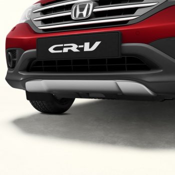 6 899 р. Диффузор переднего бампера Original  Honda CR-V  RM1,RM3,RM4 (2012-2015) (Неокрашенный)  с доставкой в г. Калуга. Увеличить фотографию 1