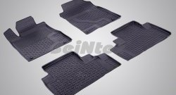 Износостойкие коврики в салон с высоким бортом SeiNtex Premium 4 шт. (резина) Honda CR-V RM1,RM3,RM4 дорестайлинг (2012-2015)