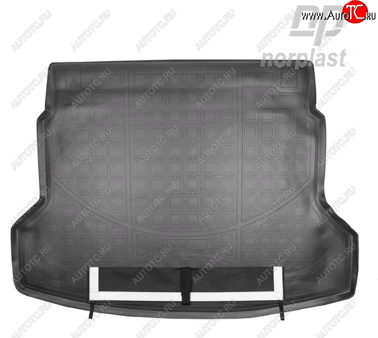 2 799 р. Коврик багажника Norplast Unidec  Honda CR-V  RM1,RM3,RM4 (2012-2018) (Черный с погрузочным ковриком (фартуком))  с доставкой в г. Калуга