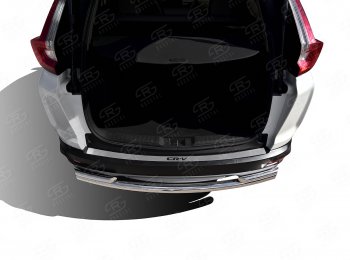 3 299 р. Защитная накладка заднего бампера Russtal (надпись)  Honda CR-V  RW,RT (2016-2020)  с доставкой в г. Калуга. Увеличить фотографию 1